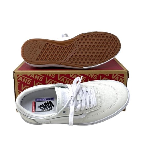 VANS Gilbert Crockett Casual Shoes For Women White Leather Sneakers VN0A5JIFWWW - Picture 5 of 11